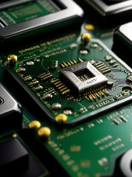 Advanced electronics circuit board.